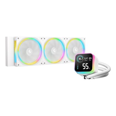 2. DeepCool LQ360 ULTRA ARGB Procesor Zestaw do chłodzenia płynami 12 cm Biały