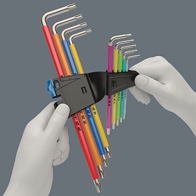 Zestaw kluczy trzpieniowych Torx 3967/9 TX SXL Multicolour