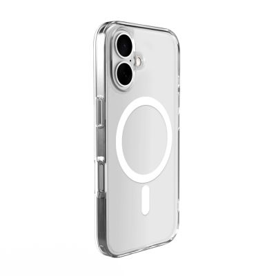 3. Etui silikonowe Puro Lite Mag MagSafe do iPhone 16 - przezroczyste