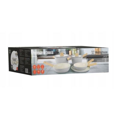 3. Zestaw garnków z aluminium Westinghouse WCCS205307A, 7 elementów