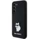 2. Etui Karl Lagerfeld Silicone Choupette Metal Pin na Samsung Galaxy S24 - czarne
