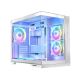 16. MODECOM OBUDOWA VOLCNO PANORAMA APEX ARGB 5F MIDI WHITE