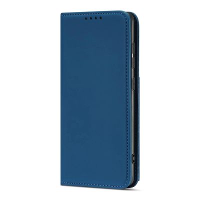 3. Magnet Card Case etui do Xiaomi Redmi Note 11 Pro pokrowiec portfel na karty kartę podstawka niebieski