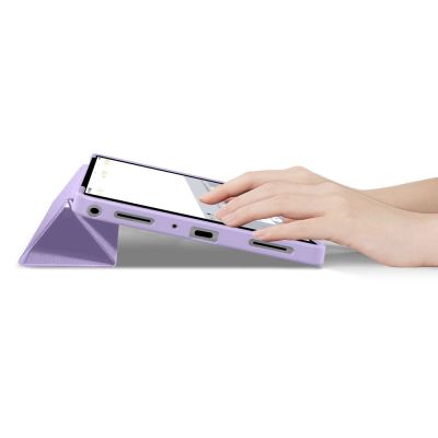 6. Etui TechProtect SmartCase na Samsung Galaxy Tab A9+ / A11+ Plus 11.0 X210 / X215 / X216 / X230 / X235 / X236 - fioletowe