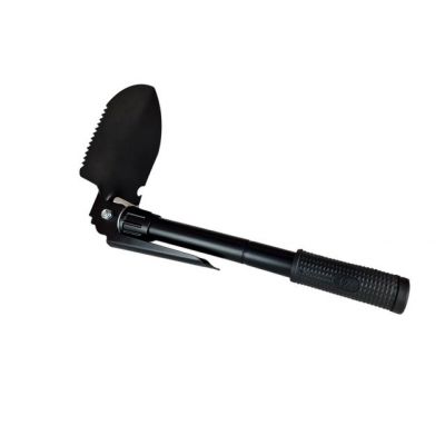 3. Saperka taktyczna wielofunkcyjna AZYMUT Traper czarna +pokrowiec