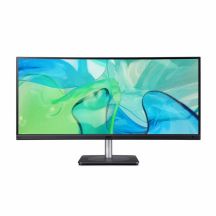Acer CB343CUR monitor komputerowy 86,4 cm (34") 3440 x 1440 px UltraWide Quad HD LED Czarny, Srebrny