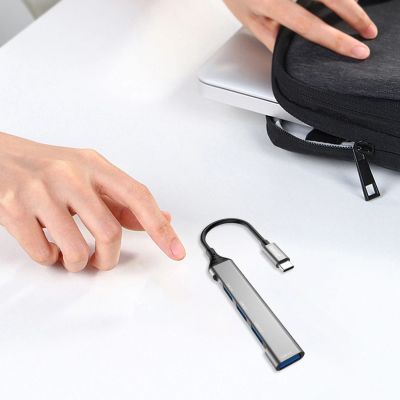 8. Dudao HUB 4w1 USB-C - 4x USB-A (3 x USB2.0 / USB3.0) 6,3cm czarny (A16T)