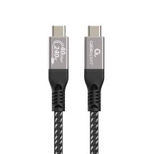 GEMBIRD KABEL DO ŁADOWANIA I TRANSMISJI DANYCH PREMIUM USB 4 TYPE-C 40 GB/S, 240 W, 0.3 M