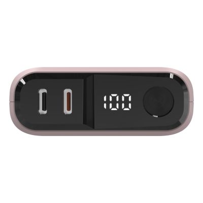 3. RealPower PB-10000C PD+ 10000 mAh Różowy