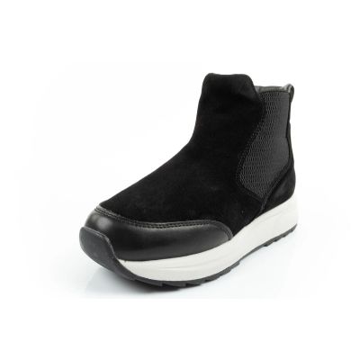 3. Scholl Beverly Bootie buty damskie botki za kostkę skórzane czarne