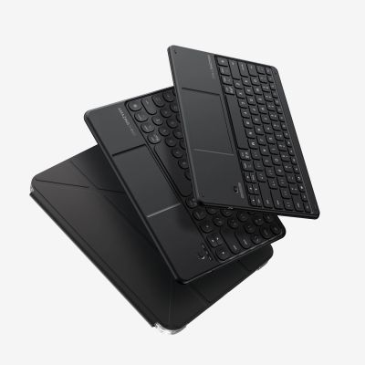 6. Etui z klawiaturą AMAZINGTHING Minimal Case Keylite Combo na iPad 11" 2025 - czarne