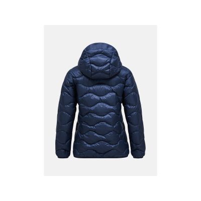 5. Kurtka puchowa damska PEAK PERFORMANCE Helium Down Hood Jacket Women niebieski