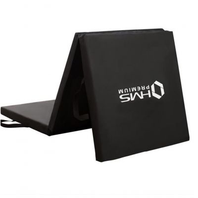 13. Materac gimnastyczny składany czarny 1800x600x500mm HMS MGS02