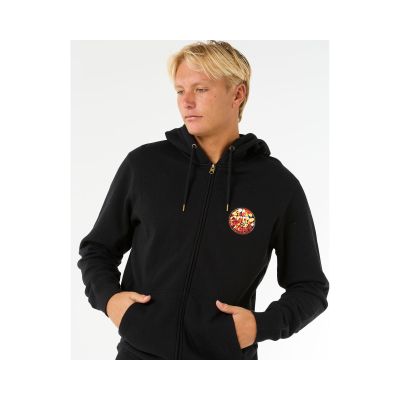 2. Bluza RIP CURL Wettie Passage Icon Zip Thru czarny