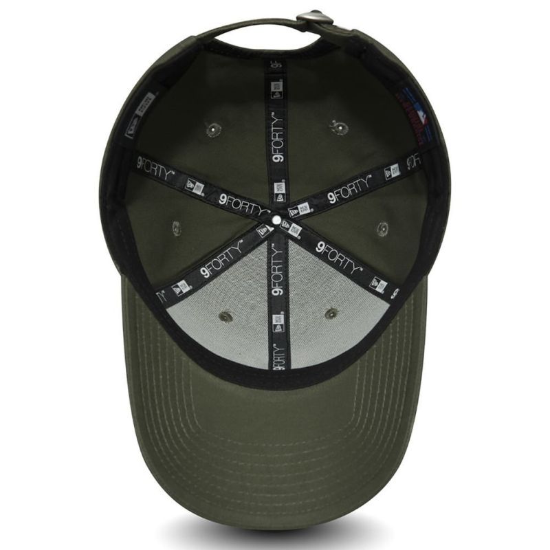 3. Czapka z daszkiem New Era 9FORTY MLB NY New York Yankees Oliwkowa - 80636010