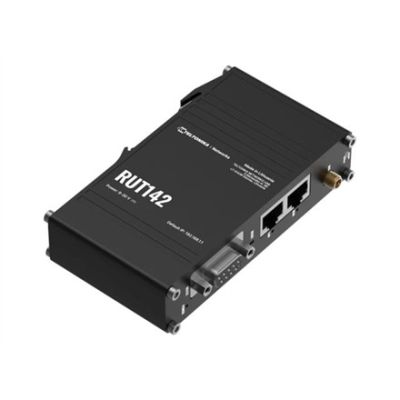 11. Teltonika Router przemysłowy RUT142 WiFi 4, RS232, 2x RJ45 100Mb/s, IP30