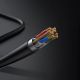 7. Kabel sieciowy Ugreen NW107 RJ45/Cat 7 F/FTP 5m - czarny