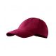 Czapka unisex 6P (garnet)
