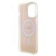 7. Etui Guess IML Iridescent MagSafe do iPhone 15 Pro Max - różowe