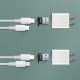 7. Adapter Ugreen US280 50568 USB-C 3.1 (żeński) / USB-A 2.0 (męski) - czarny