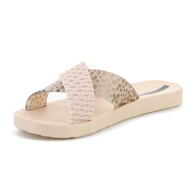 3. IPANEMA SENSE SLIDE FEM BEIGE/BEIGE/BLACK 27214-BP206
