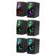 4. DEFENDER GLOSNIKI PC J4 2.0 6W LED USB CZARNE 65964