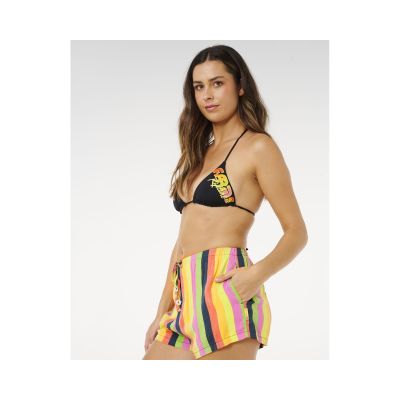 7. Szorty damskie RIP CURL Neon Stripe Beach Short multikolor
