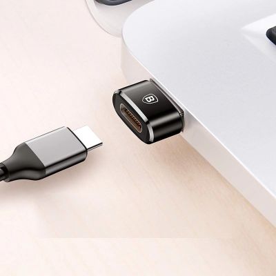 16. Adapter Baseus Mini przejściówka z USB-C na USB-A - czarny