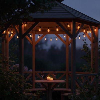 8. OŚWIETLENIE ŁAŃCUCH ŚWIETLNY IMITUJĄCY PŁOMIEŃ 10LED