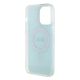 7. Etui Guess IML Iridescent MagSafe do iPhone 15 Pro Max - turkusowe