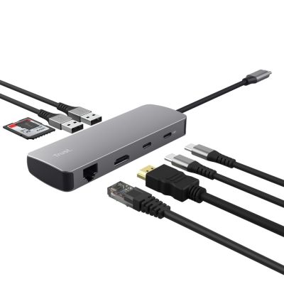 3. Adapter TRUST Dalyx 8-in-1 Multiport