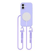 Etui Tech-Protect MagNecklace MagSafe ze smyczą na iPhone 16  - fioletowe