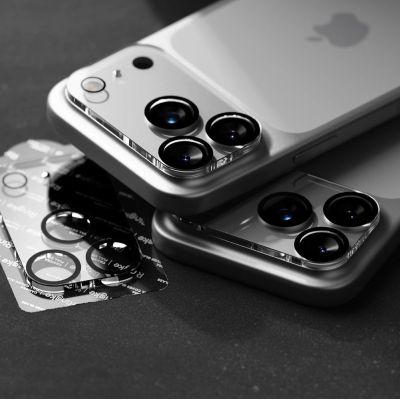 7. Osłona aparatu Ringke Camera Full Cover 2-pack na iPhone 17 Pro Max - czarna