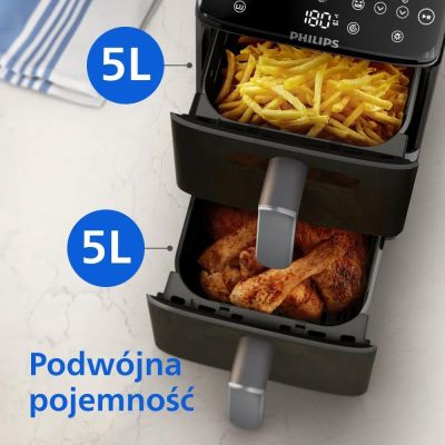 14. Philips 4000 series NA461/00 Ovi Stacked Dual Basket seria 4000