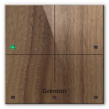 Panel dotykowy Grenton / 4 pola dotykowe / TF-Bus / ciemny drewniany front