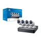 3. LevelOne CCTV 8-kanałowy zestaw 2MP/IP66/H.264/1x3.5"/IR-30m biały