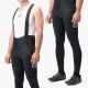 6. Spodnie rowerowe z szelkami Rockbros 200021 długie z wkładką Rozmiar XL - czarne