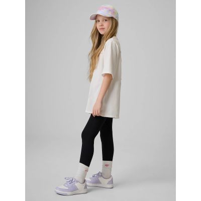 4. Legginsy dzianinowe dziewczęce 4F 4FJRMM00TTIGF316-20S