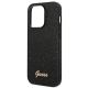 6. Etui Guess Glitter Script na iPhone 14 Pro - czarne