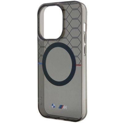 6. Etui BMW Pattern MagSafe na iPhone 13 Pro Max - szare