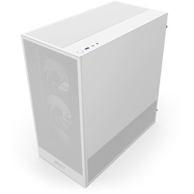 4. NZXT H5 Flow RGB Midi Tower Biały