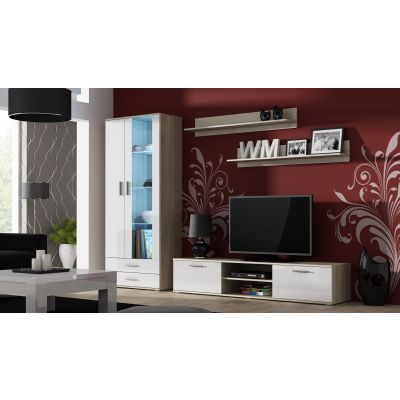 2. Półka 125cm (2szt) SOHO dąb sonoma mat