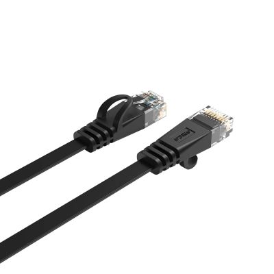 5. Kabel sieciowy Ethernet Orico PUG-C6B CAT6 1000Mbps RJ45 internetowy LAN płaski 8 m - czarny