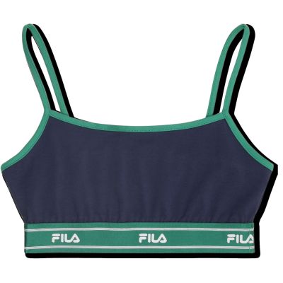 4. Stanik sportowy Fila Candelo granatowo-zielony FAW1203 50004