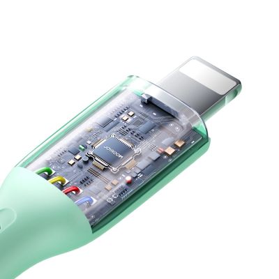 2. Kabel Joyroom Multi-Color Series S-A34 USB-A / Lightning 3A 1m - czarny
