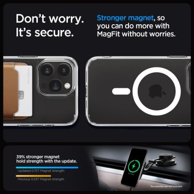 14. Etui Spigen Ultra Hybrid Mag z MagSafe na iPhone 15 Pro Max - białe