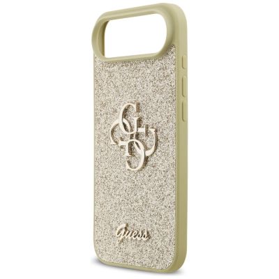 6. Etui Guess Fixed Glitter Big 4G na iPhone Air - złote