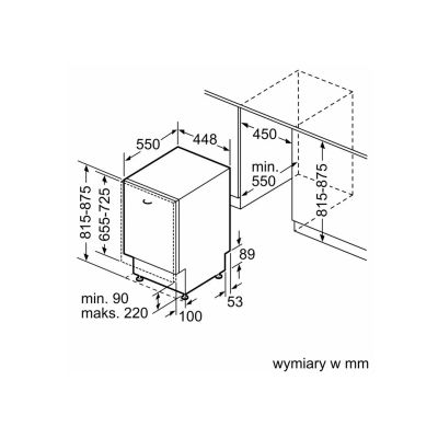 9. Zmywarka do zabudowy BOSCH SPV4EKX17E