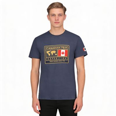 5. Koszulka Canadian Peak JOFOTENEAK NAVY RM MEN 254 (RBMSZ1256H/CP-MARINE)