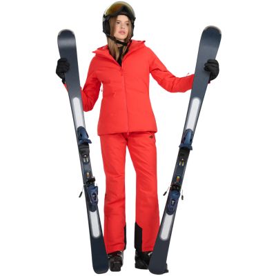 11. Spodnie narciarskie damskie 4F FNK F0944 czerwone 4FWAW25TFTRF0944 62S